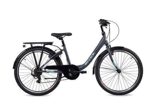 S'COOL chiX 24-K6 - Gris foncé/Aqua