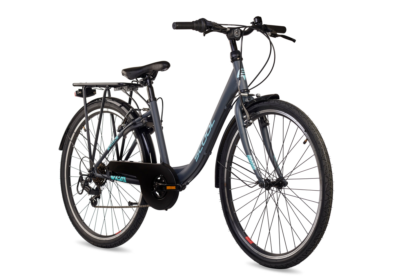S'COOL chiX 26-K6 - Gris foncé/Aqua