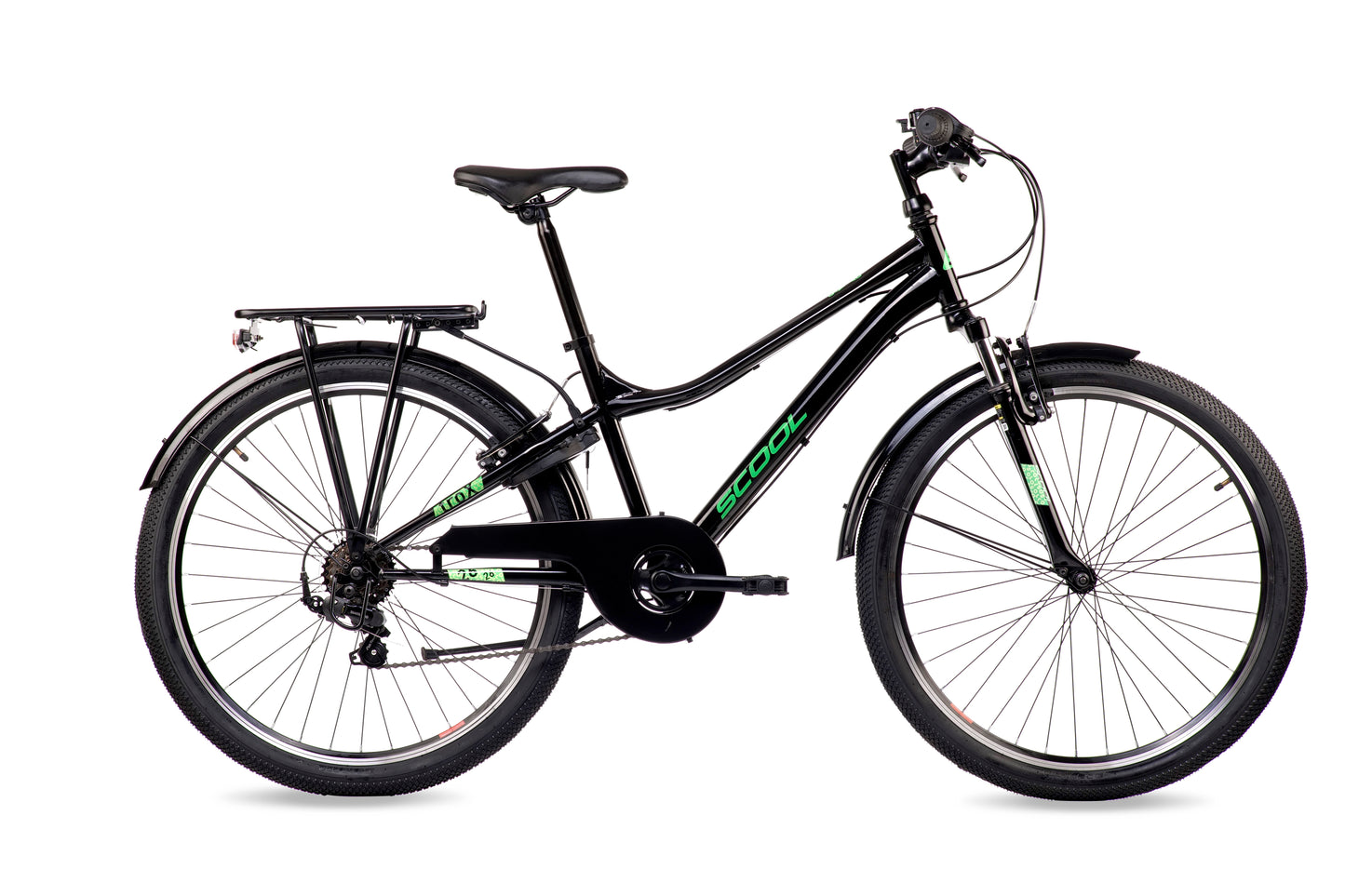 S'COOL troX 26-K6 - Black/Neon Green
