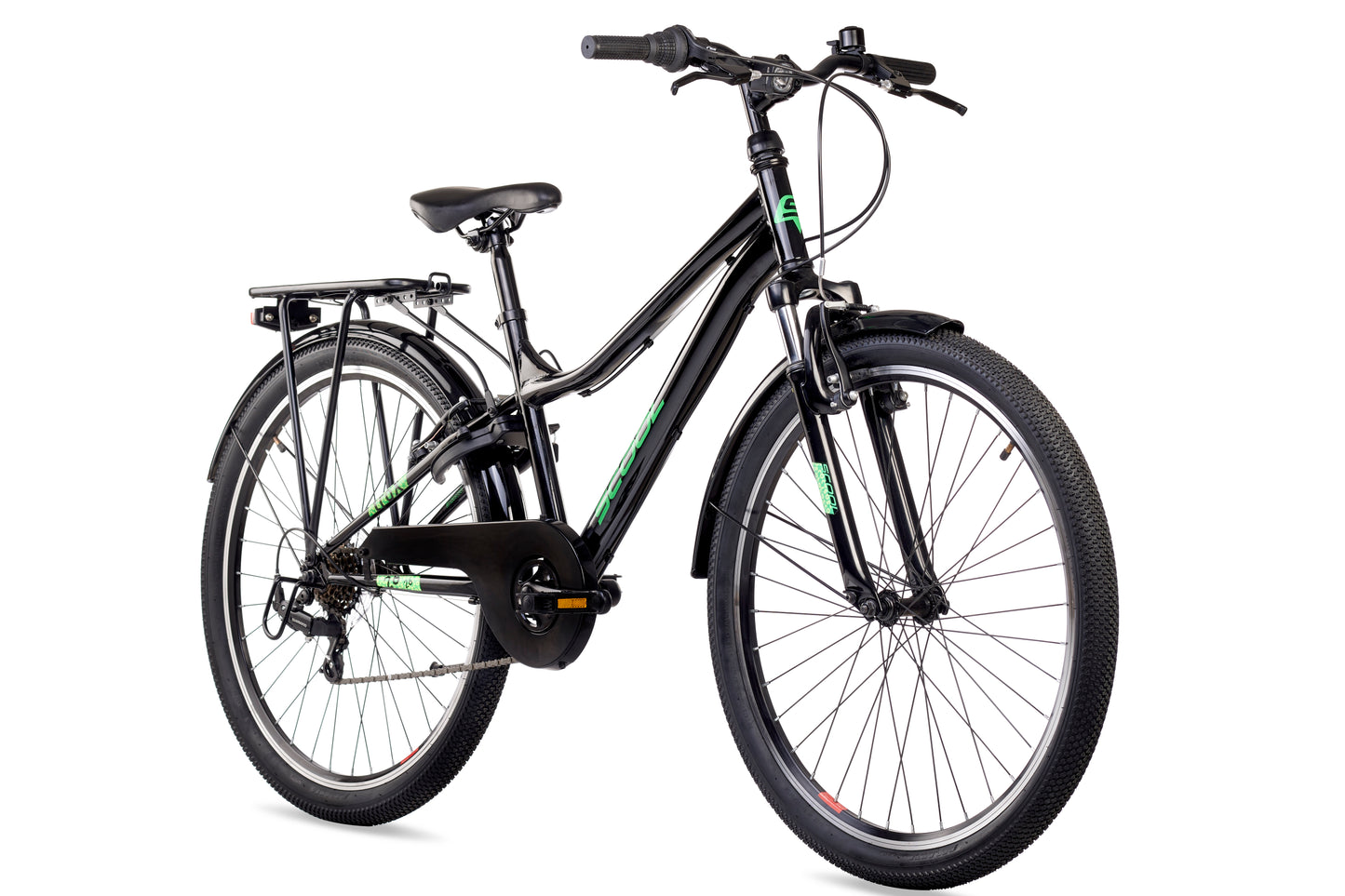 S'COOL troX 26-K6 - Black/Neon Green